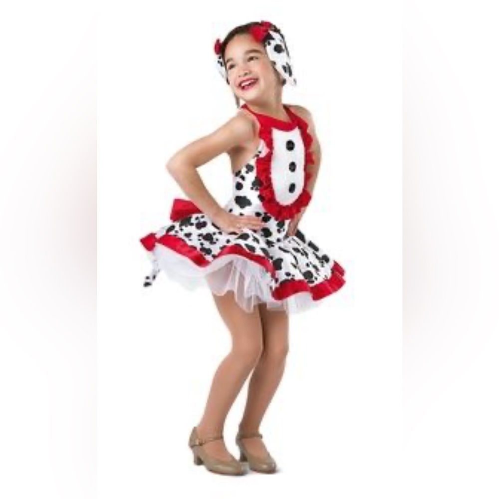 Costume Gallery 17813 Dalmatian Puppy Spotted Novelty Character Dance Tutu